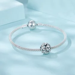 Charms w stylu PANDORA z kędzierzawą trawą - SCC2785