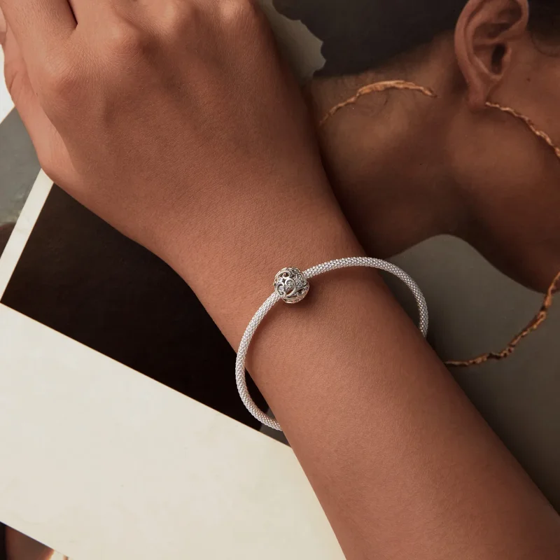 (zdjęcie do) Charms w stylu PANDORA z kędzierzawą trawą - SCC2785 - Wyświetl 6