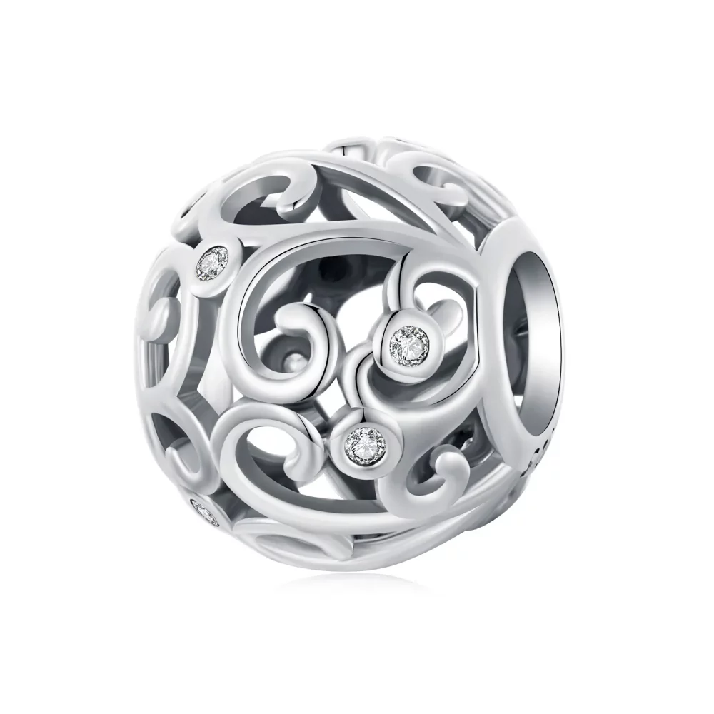 Charms w stylu PANDORA z kędzierzawą trawą - SCC2785