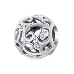 Charms w stylu PANDORA z kędzierzawą trawą - SCC2785