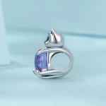 Charms z kamieniem przynoszącym szczęście w stylu PANDORA - SCC2796