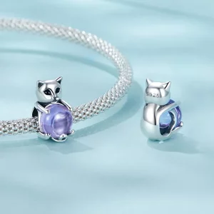 Charms z kamieniem przynoszącym szczęście w stylu PANDORA - SCC2796