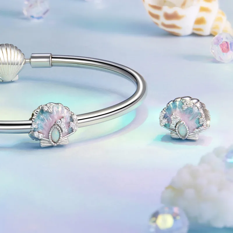 (zdjęcie do) Charms z kolorową muszlą PANDORA Style Fantasy - BSC1017 - Wyświetl 4