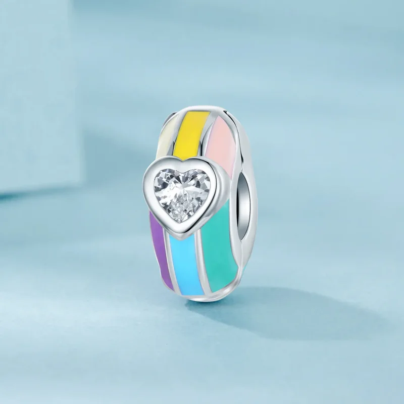 (zdjęcie do) Klamra pozycjonująca PANDORA Style Rainbow - SCC2782 - Wyświetl 2