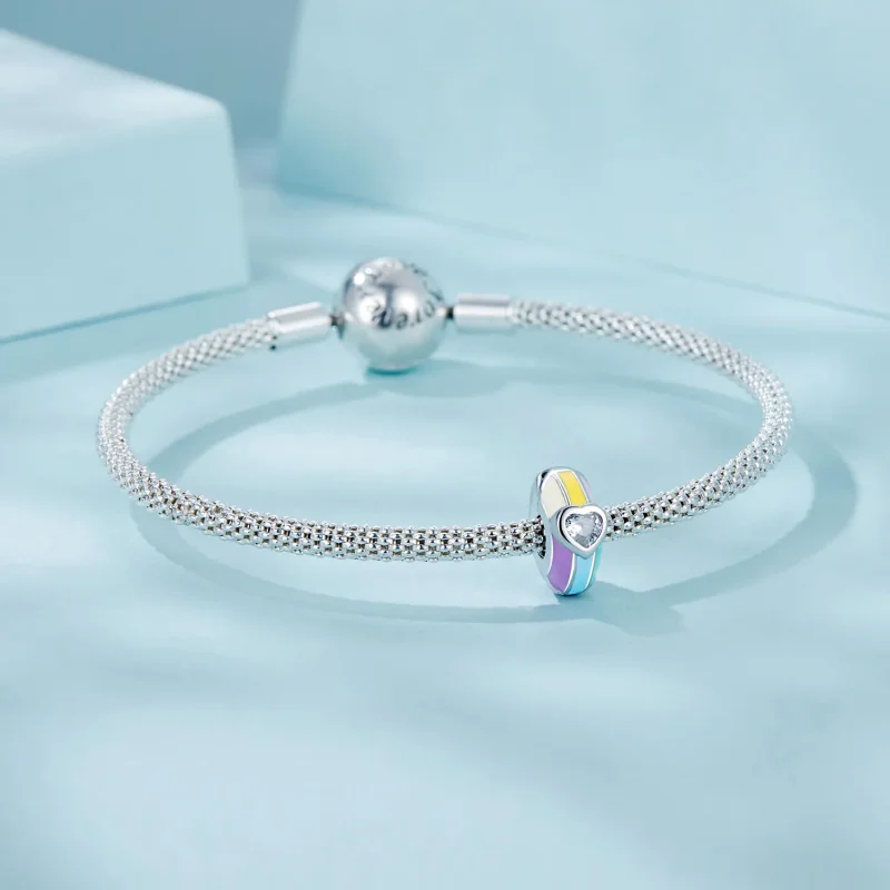 (zdjęcie do) Klamra pozycjonująca PANDORA Style Rainbow - SCC2782 - Wyświetl 5