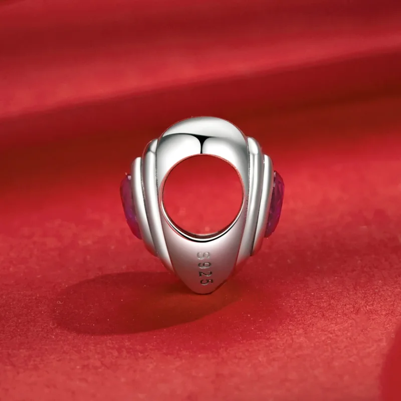 (zdjęcie do) Klasyczny wisiorek Aureola w stylu PANDORA Love Heart - SCC2776 - Wyświetl 3