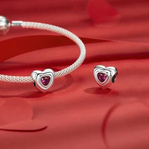 Klasyczny wisiorek Aureola w stylu PANDORA Love Heart - SCC2776