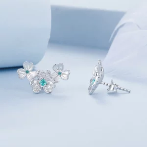 Kolczyki PANDORA Style Shamrock - BSE1026