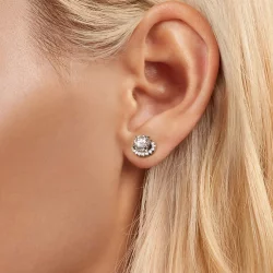 Kolczyki PANDORA Style Starry Moissanite 0,5 ct (dwa certyfikaty) - MSE054