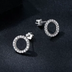 Kolczyki PANDORA Style Starry Night Moissanite 0,013 ct (dwa certyfikaty) - MSE055