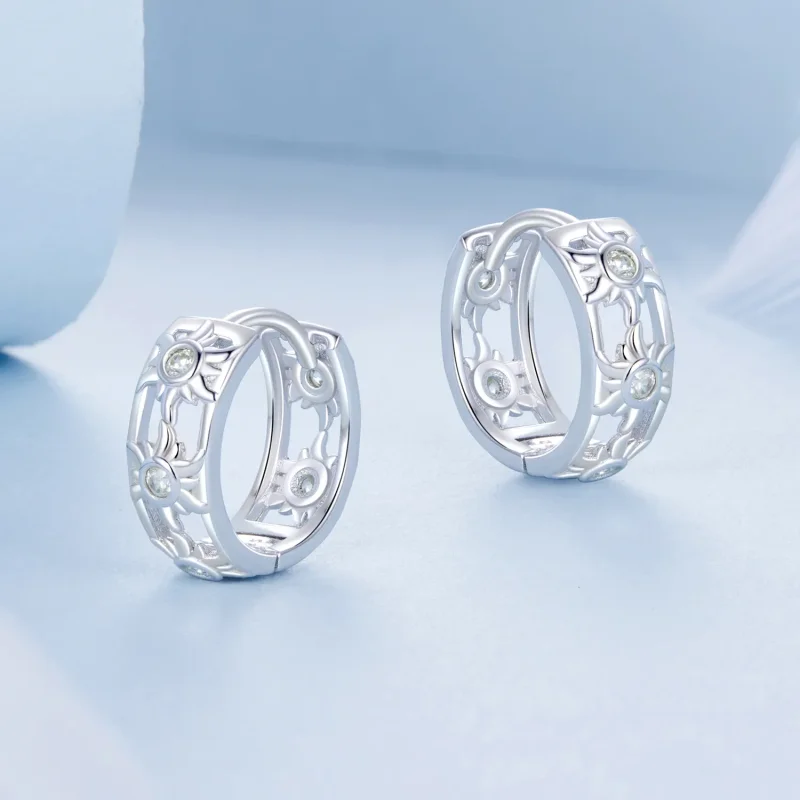 (zdjęcie do) Kolczyki PANDORA Style Sun - BSE1007 - Wyświetl 3
