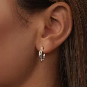 Kolczyki w kształcie węża w stylu PANDORA - BSE1008