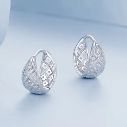 Koronkowe kolczyki w stylu PANDORA Vintage - BSE1035