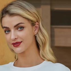 Lśniące kolczyki w stylu PANDORA - BSE1023