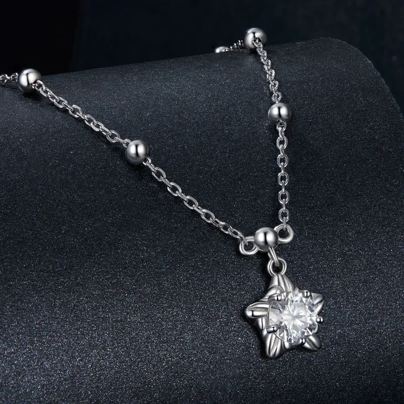 (zdjęcie do) Naszyjnik PANDORA Style Starlight 0,5 ct (z jednym certyfikatem) - MSN036 - Wyświetl 2