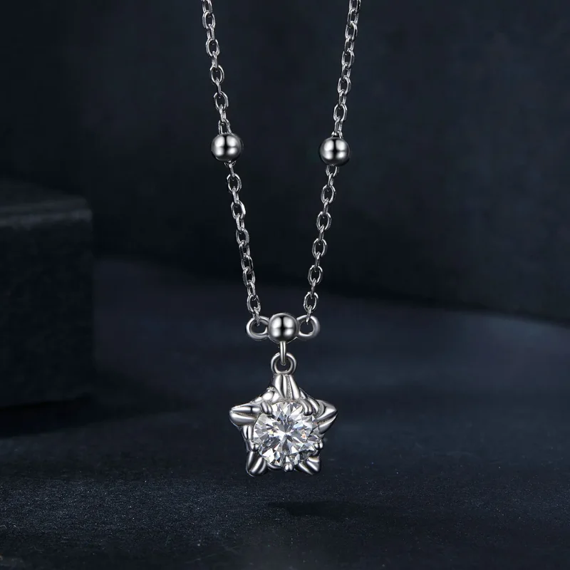 (zdjęcie do) Naszyjnik PANDORA Style Starlight 0,5 ct (z jednym certyfikatem) - MSN036 - Wyświetl 3