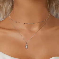 Naszyjnik z muszli w stylu PANDORA - BSN387