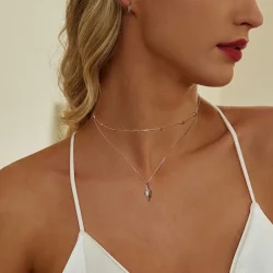 Naszyjnik z muszli w stylu PANDORA - BSN387