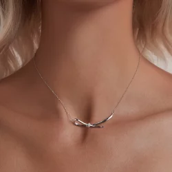 Naszyjnik z węzłem w stylu PANDORA - BSN392
