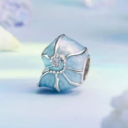 Niebieska zawieszka w kształcie muszli PANDORA Style - BSC1018
