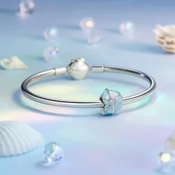 Niebieska zawieszka w kształcie muszli PANDORA Style - BSC1018