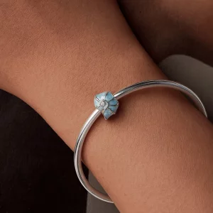 Niebieska zawieszka w kształcie muszli PANDORA Style - BSC1018