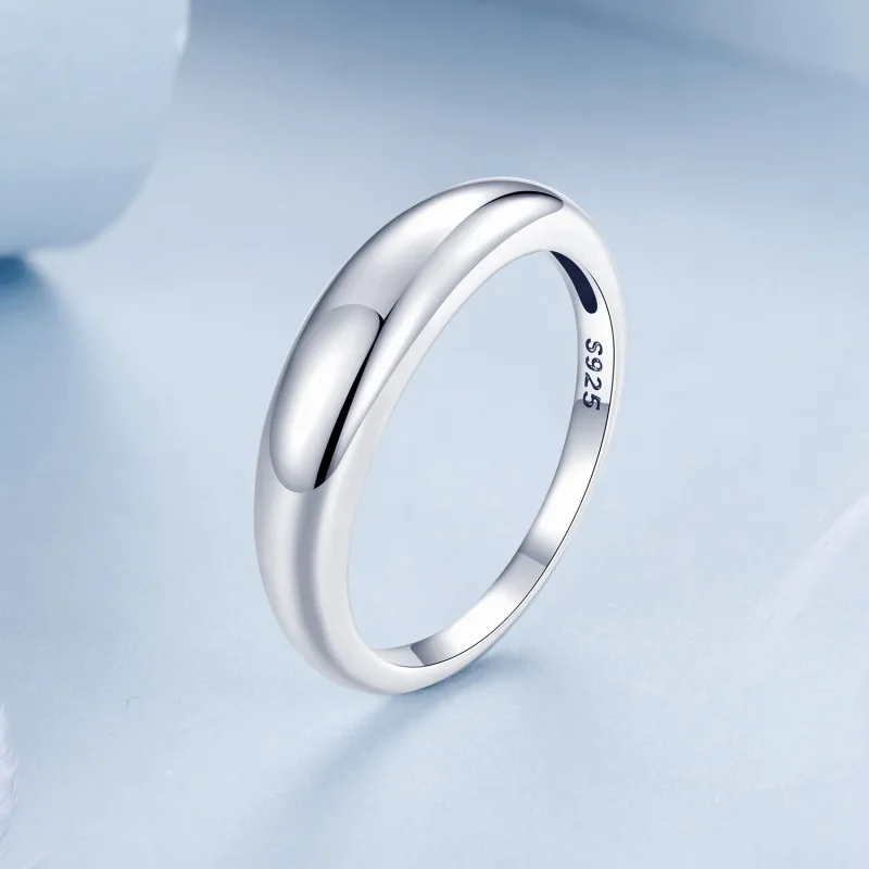 (zdjęcie do) PANDORA Style Gładki prosty pierścionek - BSR558 - Wyświetl 2