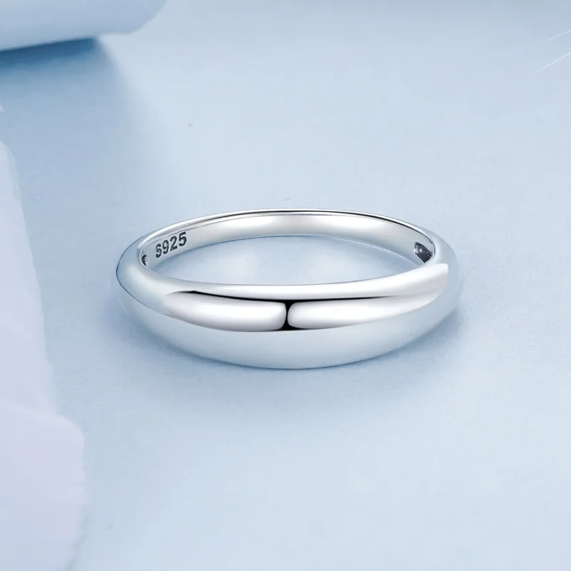 (zdjęcie do) PANDORA Style Gładki prosty pierścionek - BSR558 - Wyświetl 3