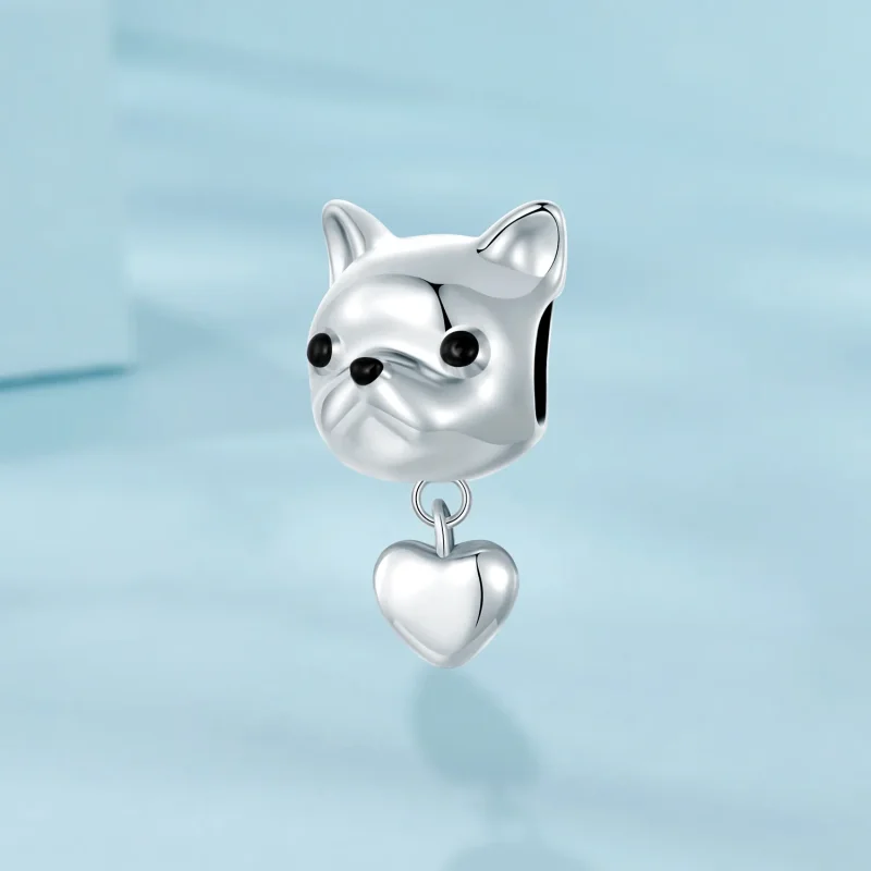(zdjęcie do) PANDORA Style Love Zawieszka z buldogiem francuskim - SCC2767 - Wyświetl 2