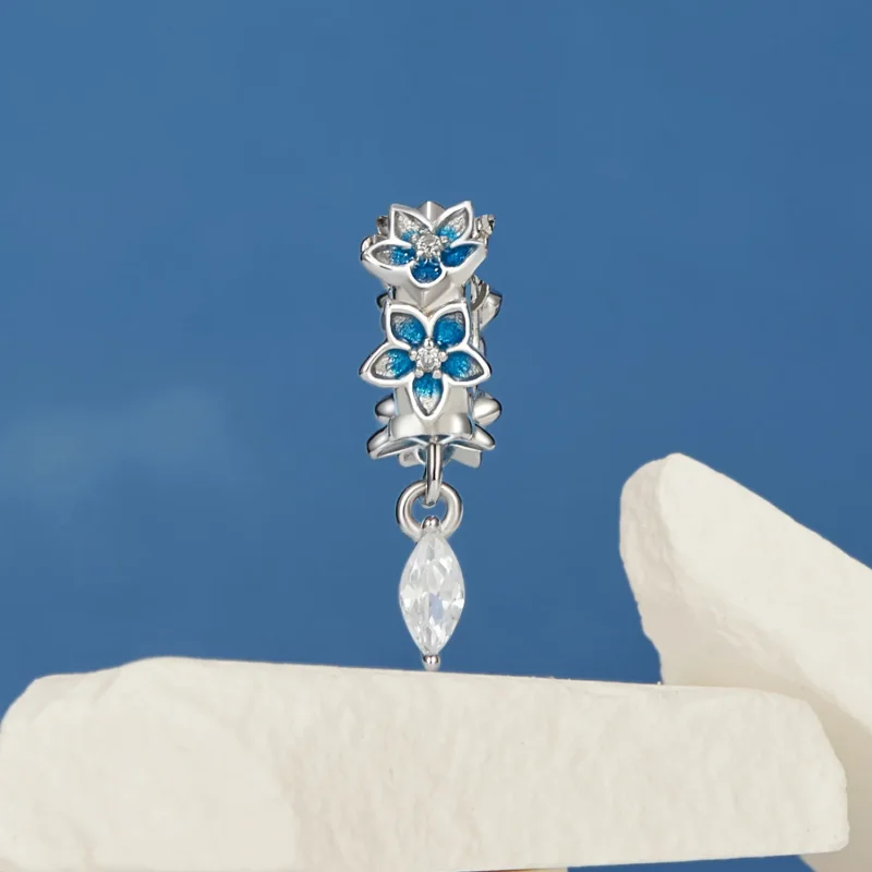 (zdjęcie do) PANDORA Style Mała zawieszka w kształcie delfina - BSC1028 - Wyświetl 2