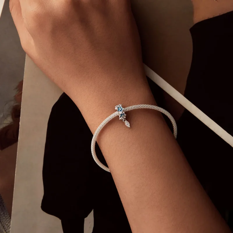 (zdjęcie do) PANDORA Style Mała zawieszka w kształcie delfina - BSC1028 - Wyświetl 6
