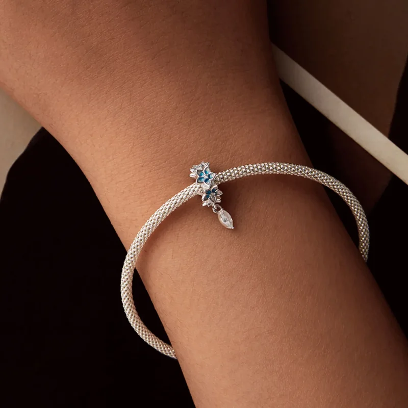 (zdjęcie do) PANDORA Style Mała zawieszka w kształcie delfina - BSC1028 - Wyświetl 7