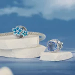 PANDORA Style Mała zawieszka w kształcie kwiatu ostróżki - BSC1029