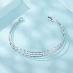 PANDORA Style Prosta wielowarstwowa bransoletka - SCB273