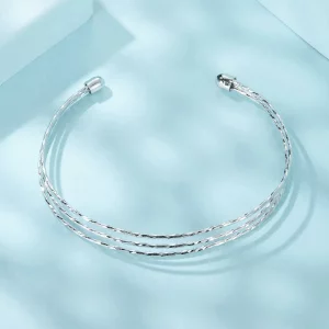 PANDORA Style Prosta wielowarstwowa bransoletka - SCB273