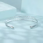 PANDORA Style Prosta wielowarstwowa bransoletka - SCB273