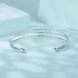 PANDORA Style Prosta wielowarstwowa bransoletka - SCB273