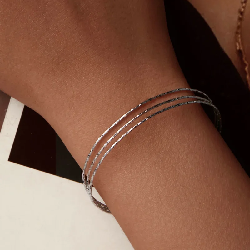 (zdjęcie do) PANDORA Style Prosta wielowarstwowa bransoletka - SCB273 - Wyświetl 7