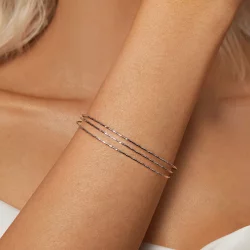 PANDORA Style Prosta wielowarstwowa bransoletka - SCB273