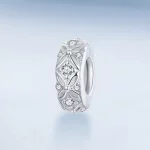 PANDORA Style Silikonowa zawieszka dystansowa z wytłoczonym wzorem - BSC1011