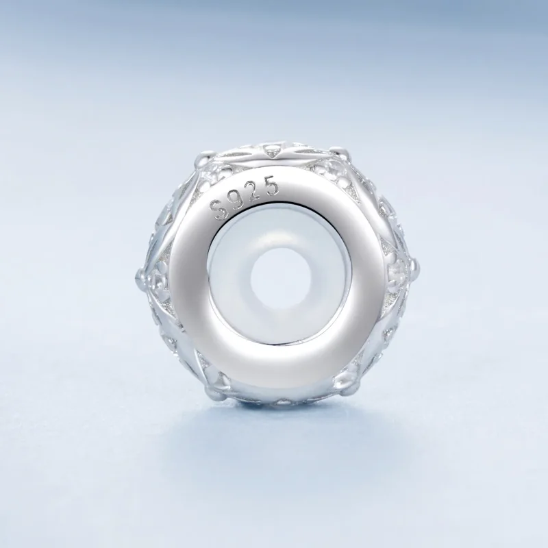 (zdjęcie do) PANDORA Style Silikonowa zawieszka dystansowa z wytłoczonym wzorem - BSC1011 - Wyświetl 3