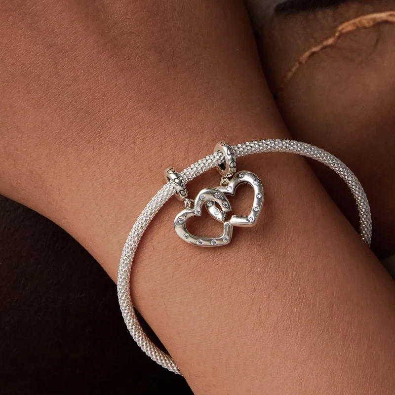 (zdjęcie do) Podwójna klamra PANDORA Style Love - SCC2773 - Wyświetl 10