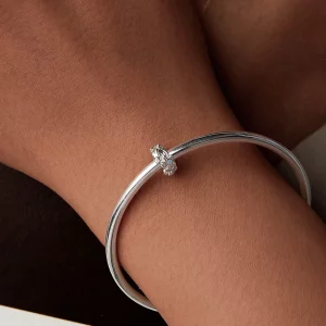 Silikonowa zawieszka dystansowa w stylu PANDORA w kolorze błękitnego oceanu - BSC1019