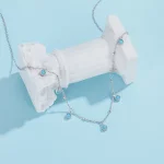 Turkusowy naszyjnik w stylu PANDORA - BSN388