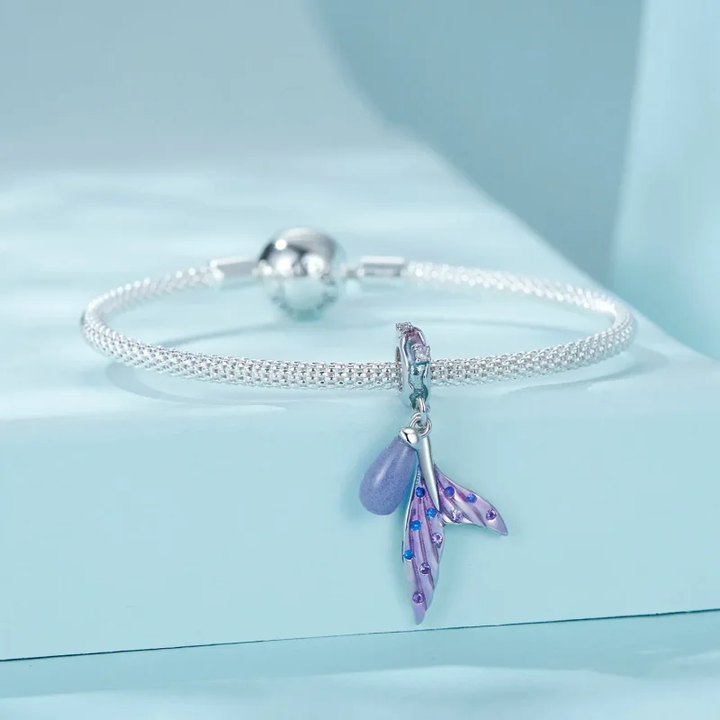 (zdjęcie do) Świecąca syrenka w stylu PANDORA - SCC2800 - Wyświetl 3