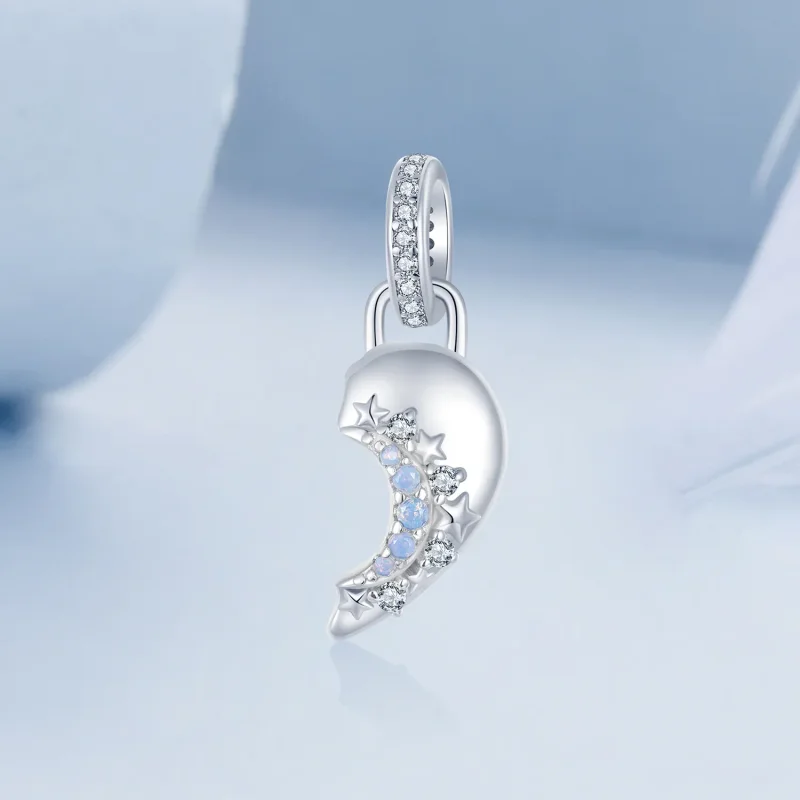 (zdjęcie do) Wisior w kształcie słońca i księżyca w stylu PANDORA - BSC1034 - Wyświetl 5