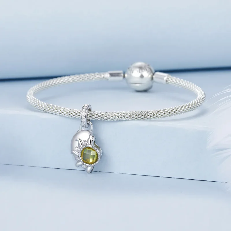 (zdjęcie do) Wisior w kształcie słońca i księżyca w stylu PANDORA - BSC1034 - Wyświetl 7