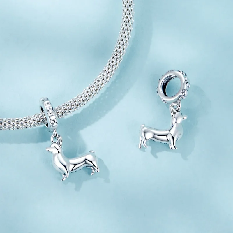 (zdjęcie do) Wisiorek Corgi w stylu PANDORA - SCC2783 - Wyświetl 4