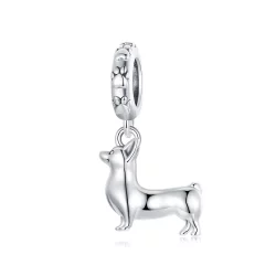Wisiorek Corgi w stylu PANDORA - SCC2783