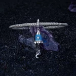 Wisiorek w kształcie gwiazdy i księżyca PANDORA - SCC2788